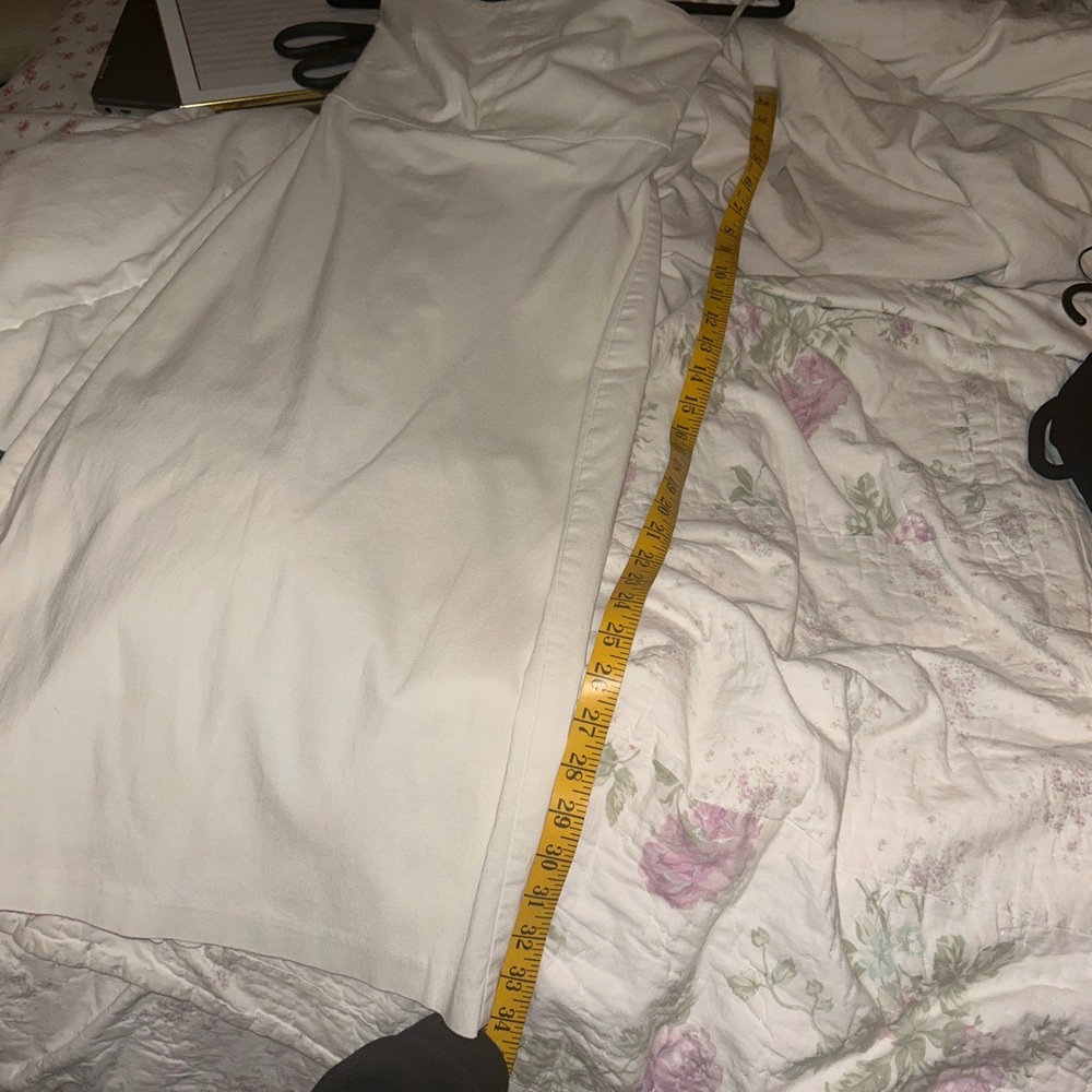 Express White Floor Length Strapless Spaghetti St… - image 6